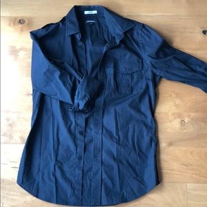 Express fitted button down